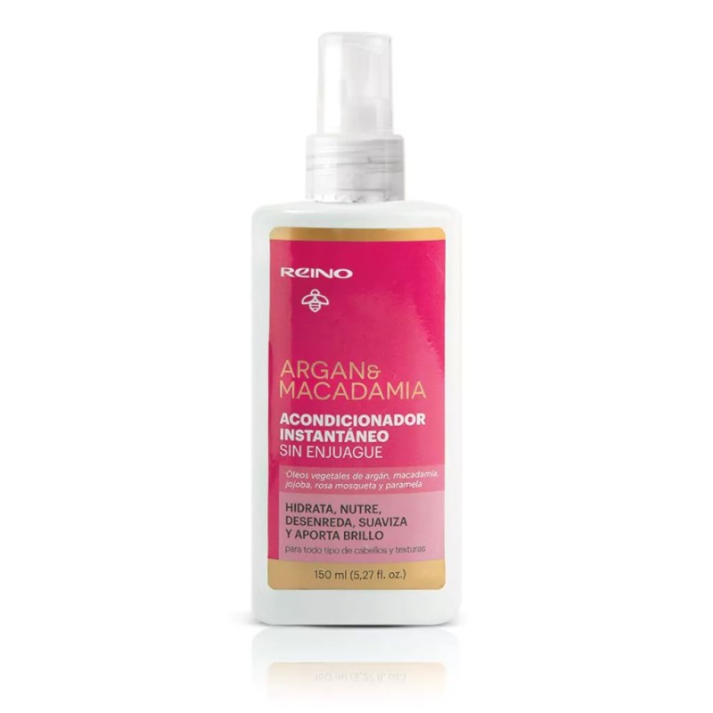 Acondicionador Sin Enjuague Argán y Macadamia para Cabello Brillante Acondicionador Sin Enjuague Argán y Macadamia para Cabello Brillante