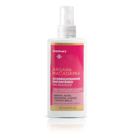 Acondicionador Sin Enjuague Argán y Macadamia para Cabello Brillante