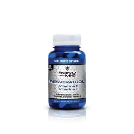 Suplemento Antioxidante Resveratrol Vitamina H y E para Bienestar