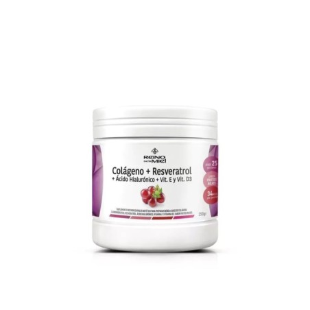 Colágeno con Resveratrol y Hialurónico | Fórmula Antiage en Polvo
