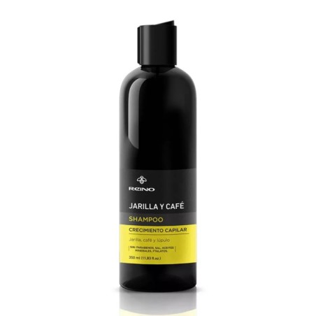 Shampoo Natural Jarilla y Cafe para Crecimiento y Caida del Cabello